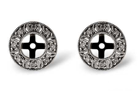 D046-35743: EARRING JACKETS .12 TW (FOR 0.50-1.00 CT TW STUDS)