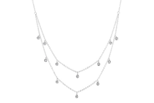 F319-92170: NECKLACE .22 TW (18 INCHES)