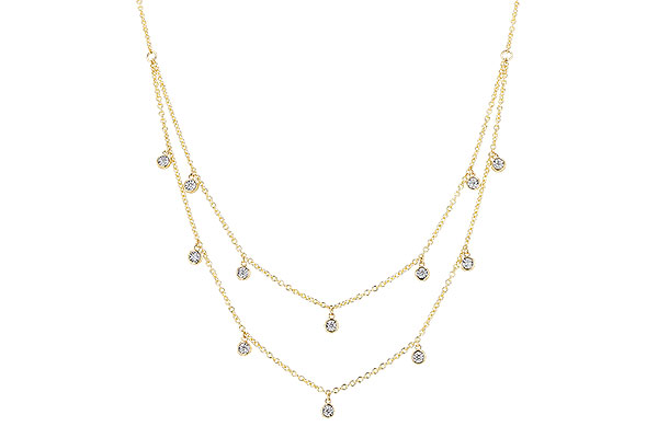 F319-92170: NECKLACE .22 TW (18 INCHES)