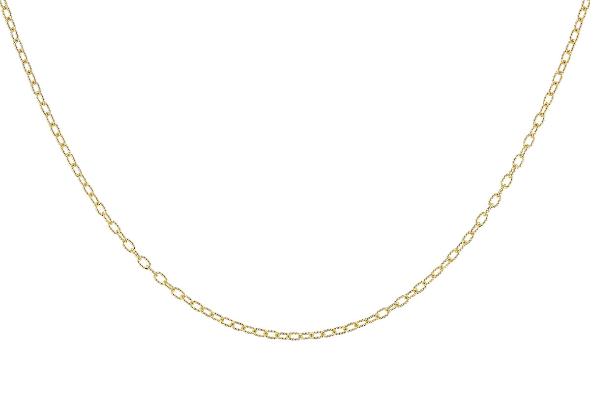 F319-96706: ROLO LG (18IN, 2.3MM, 14KT, LOBSTER CLASP)