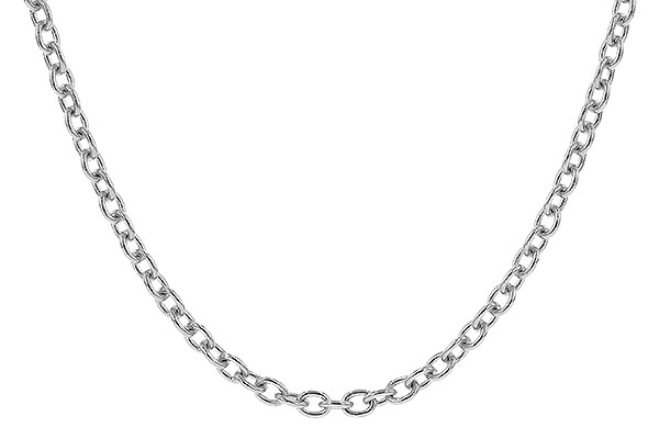 F319-97579: CABLE CHAIN (22IN, 1.3MM, 14KT, LOBSTER CLASP)