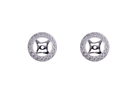 G229-96661: EARRING JACKET .32 TW (FOR 1.50-2.00 CT TW STUDS)