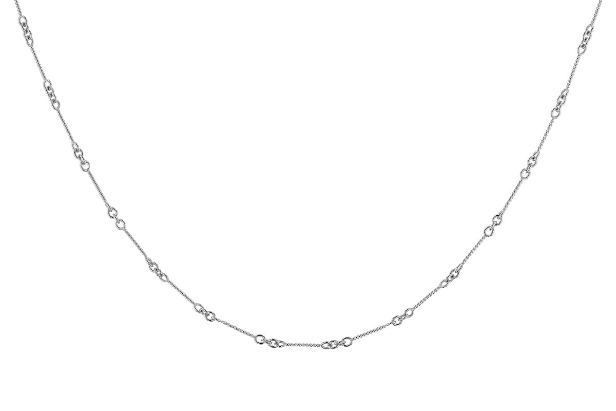 H319-96715: TWIST CHAIN (18IN, 0.8MM, 14KT, LOBSTER CLASP)