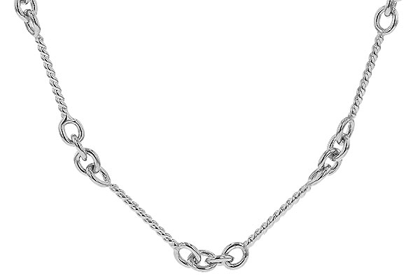 H319-96715: TWIST CHAIN (0.80MM, 14KT, 18IN, LOBSTER CLASP)