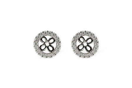 L233-58470: EARRING JACKETS .24 TW (FOR 0.75-1.00 CT TW STUDS)
