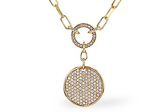 A320-83934: NECKLACE .92 TW (17")