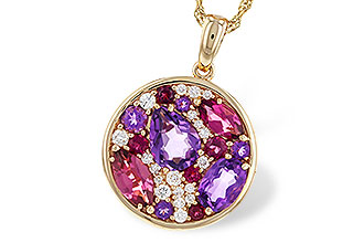 D320-88543: NECK 1.83 TW SEMI-PRECIOUS (P.TOUR, AMY) 2.00 TGW