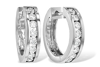 G231-75743: EARRINGS 1 CT TW