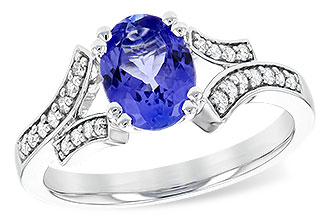 H236-33997: LDS RG 1.15 TANZANITE 1.30 TGW